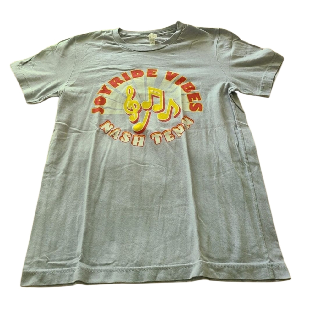 Nashville Tennessee Tee M Short Sleeve Cotton Graphic Short Sleeve T-shirt Blue